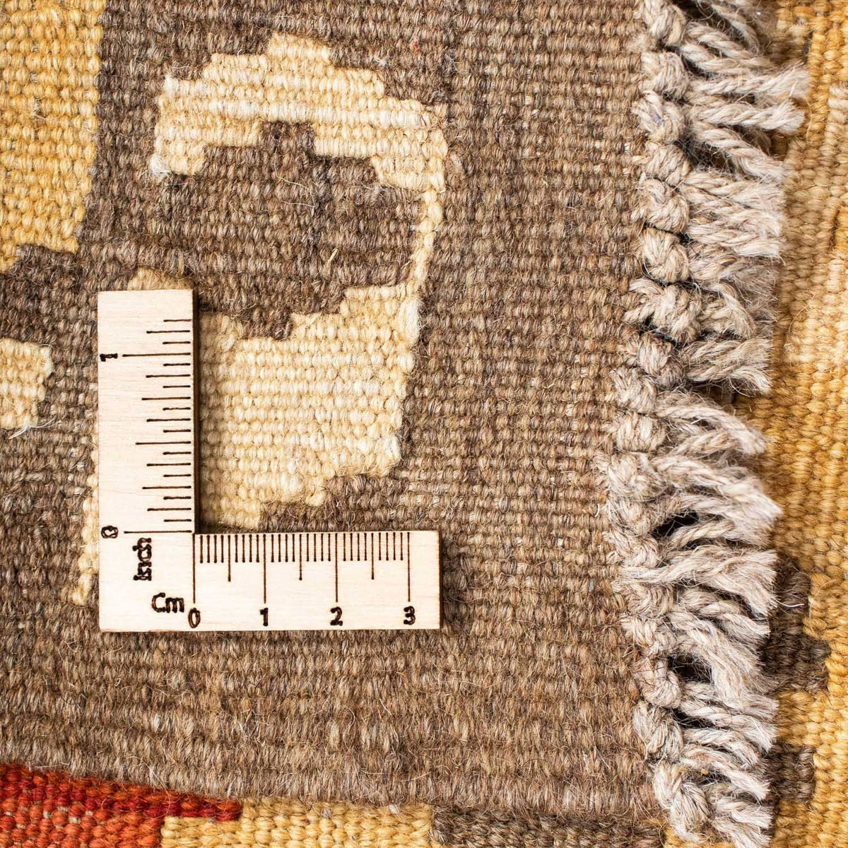 Tappeto corsia Tappeto Kelim - Orientale - 203 x 70 cm - beige