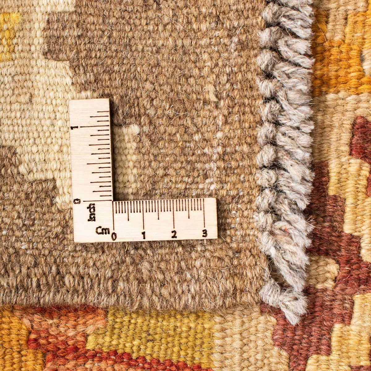 Tappeto corsia Tappeto Kelim - Orientale - 202 x 75 cm - beige