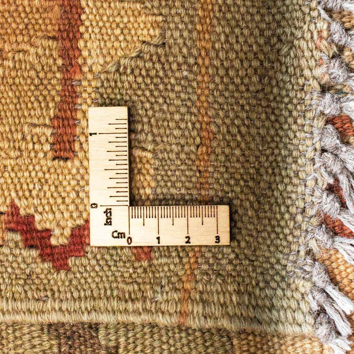 Tappeto corsia Tappeto Kelim - Orientale - 201 x 84 cm - beige