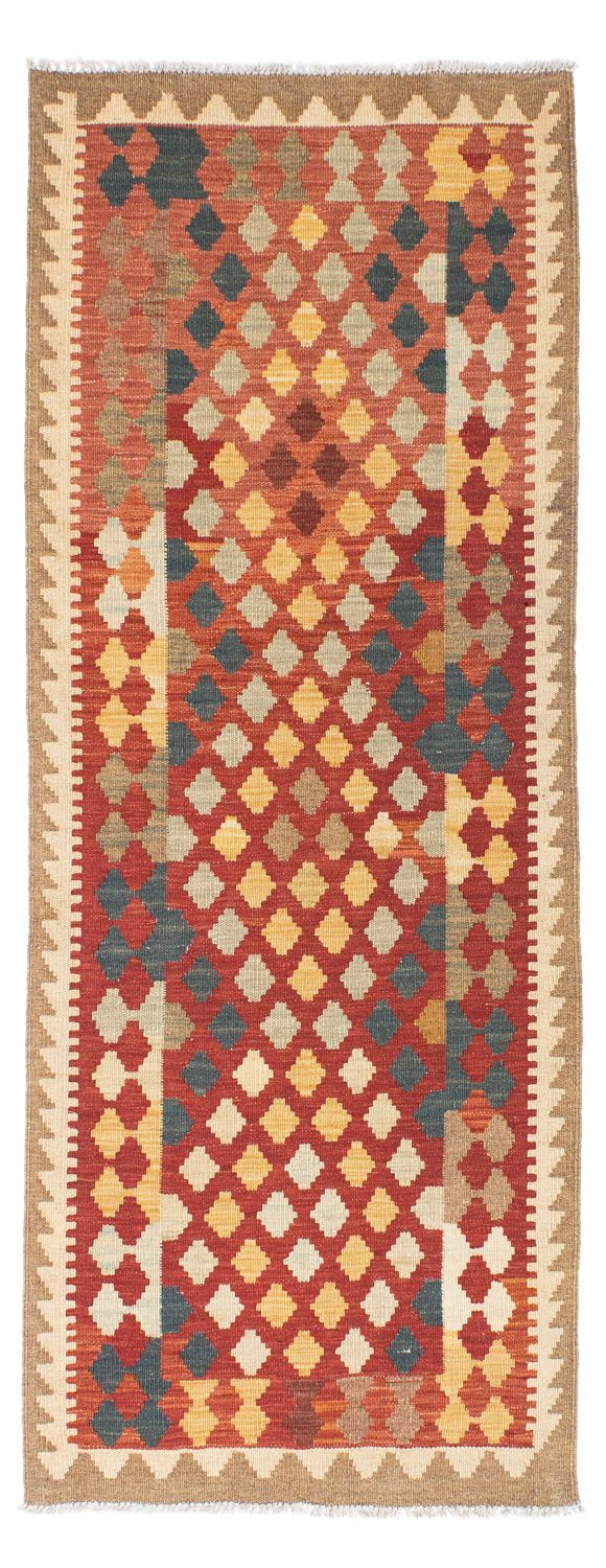 Tappeto corsia Tappeto Kelim - Orientale - 198 x 74 cm - rosso chiaro