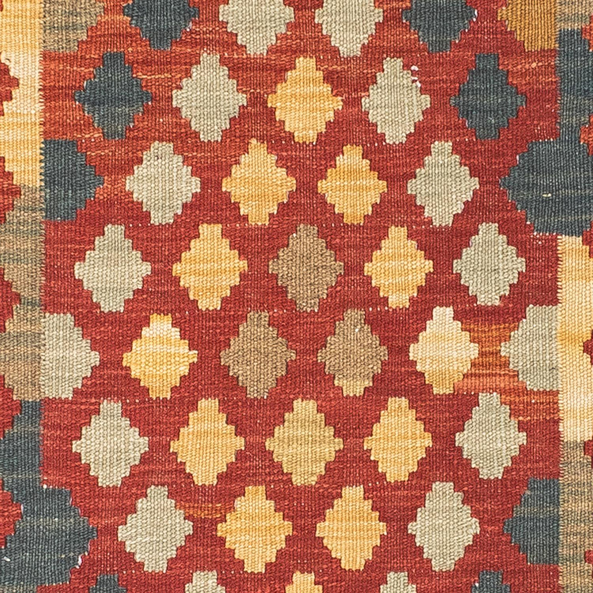 Tappeto corsia Tappeto Kelim - Orientale - 198 x 74 cm - rosso chiaro