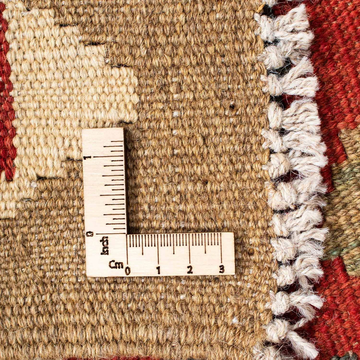 Tappeto corsia Tappeto Kelim - Orientale - 198 x 74 cm - rosso chiaro