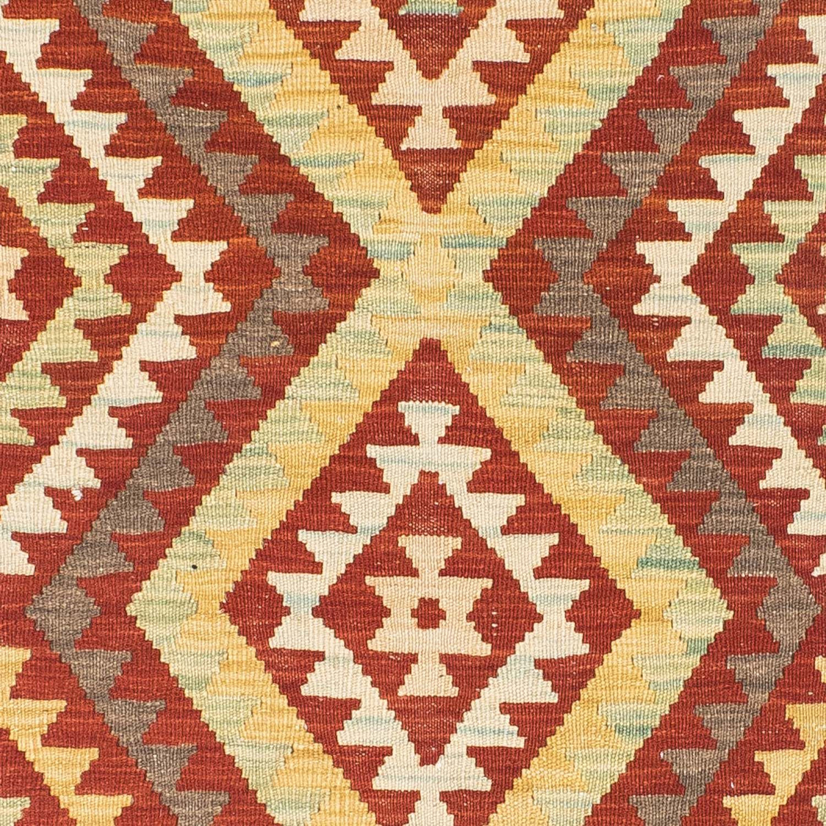 Tappeto corsia Tappeto Kelim - Orientale - 214 x 82 cm - ruggine