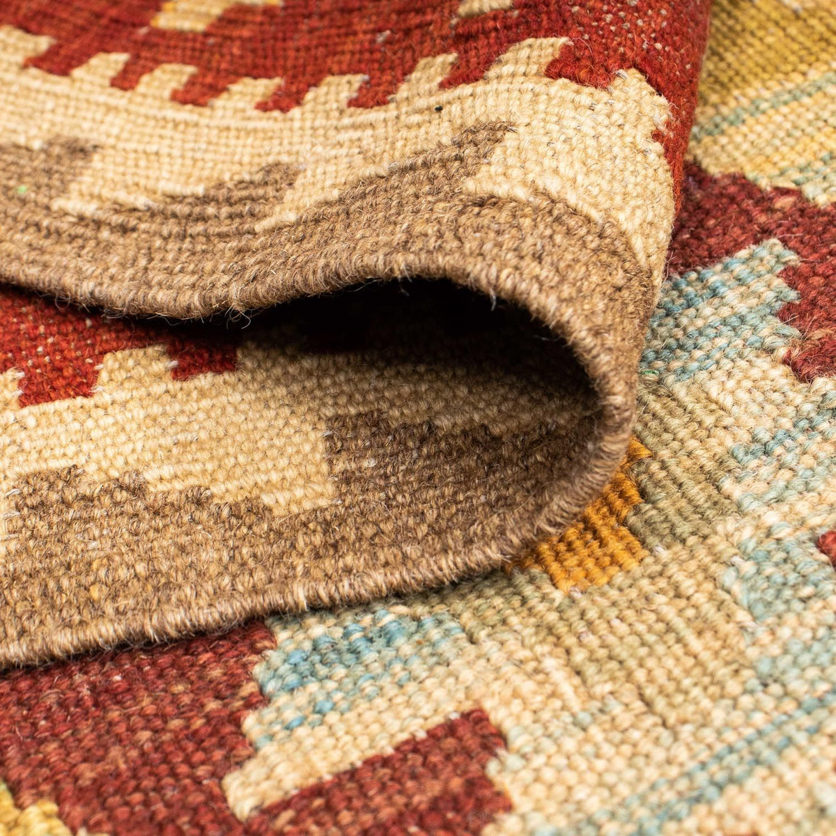 Tappeto corsia Tappeto Kelim - Orientale - 198 x 75 cm - beige