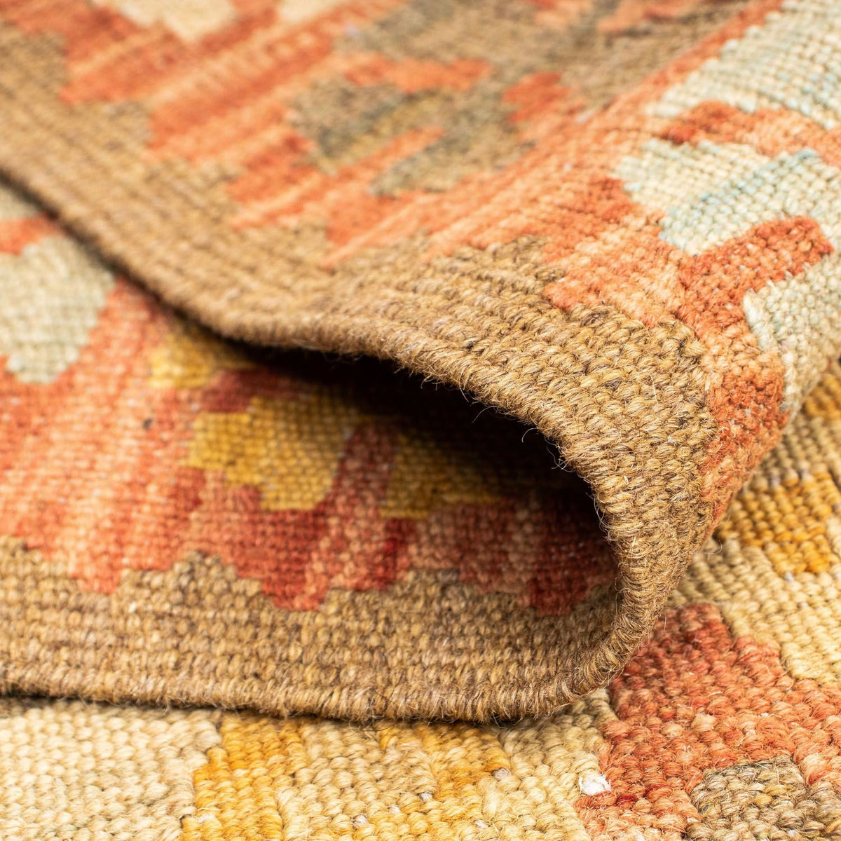 Tappeto corsia Tappeto Kelim - Orientale - 208 x 66 cm - rosso chiaro