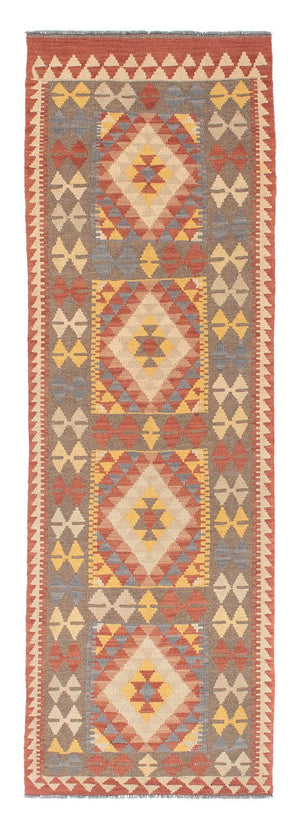 Tappeto corsia Tappeto Kelim - Splash - 200 x 65 cm - rosso