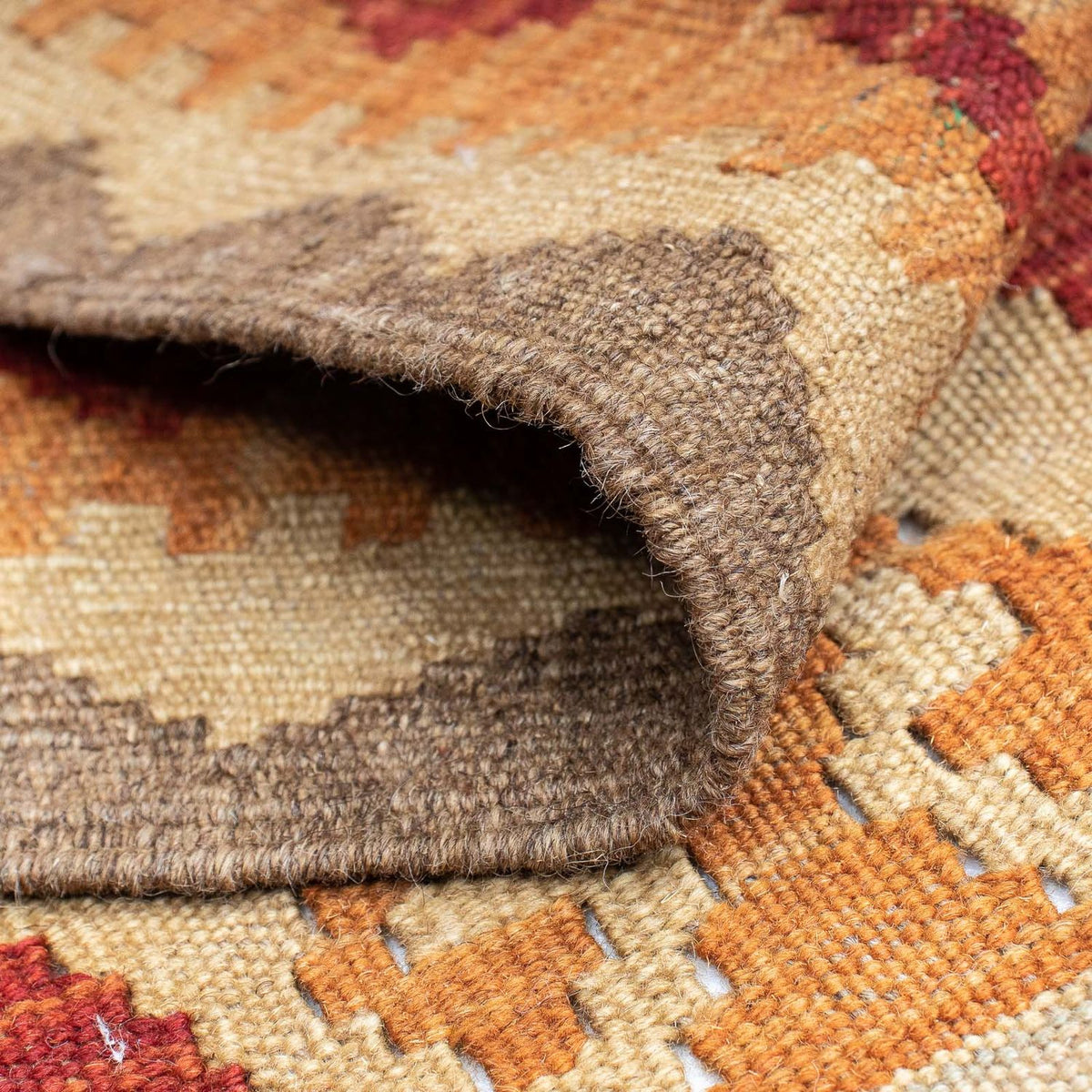 Tappeto corsia Tappeto Kelim - Splash - 196 x 63 cm - multicolore