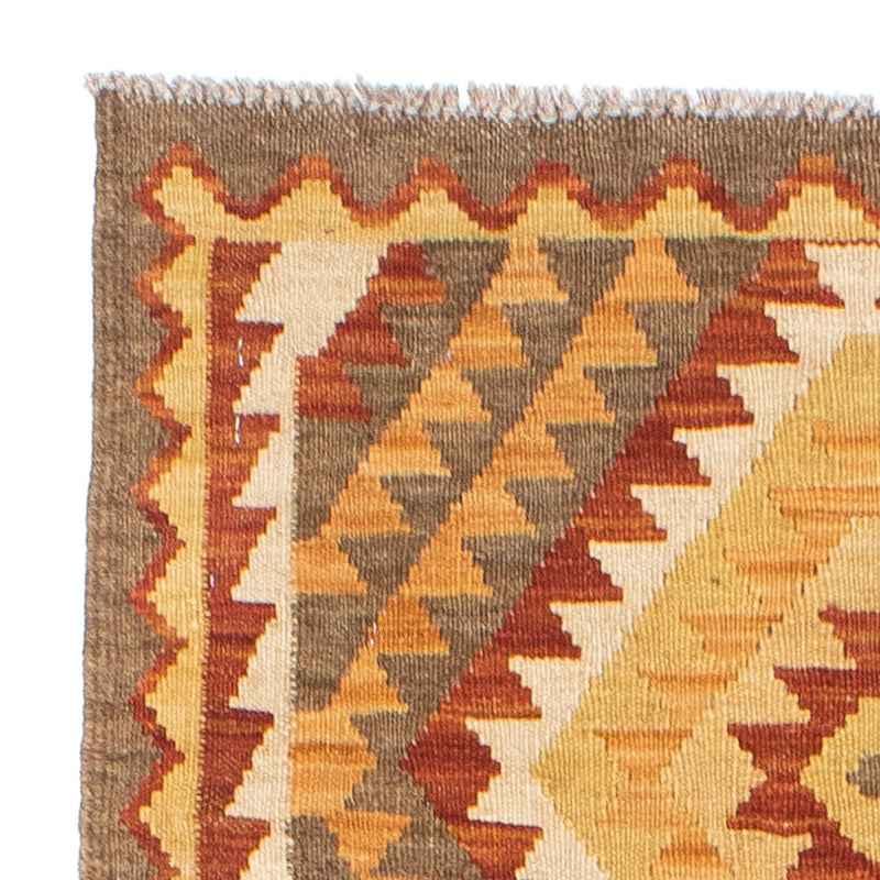 Tappeto corsia Tappeto Kelim - Orientale - 192 x 69 cm - marrone chiaro