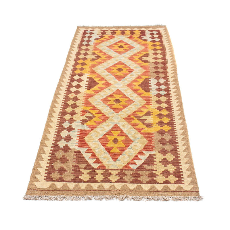 Tappeto corsia Tappeto Kelim - Orientale - 200 x 70 cm - beige