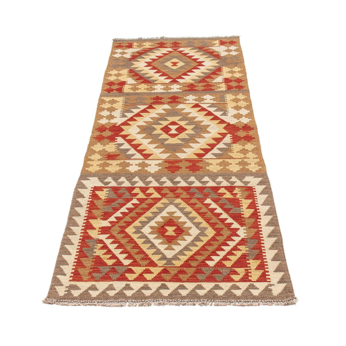 Tappeto corsia Tappeto Kelim - Splash - 193 x 68 cm - multicolore