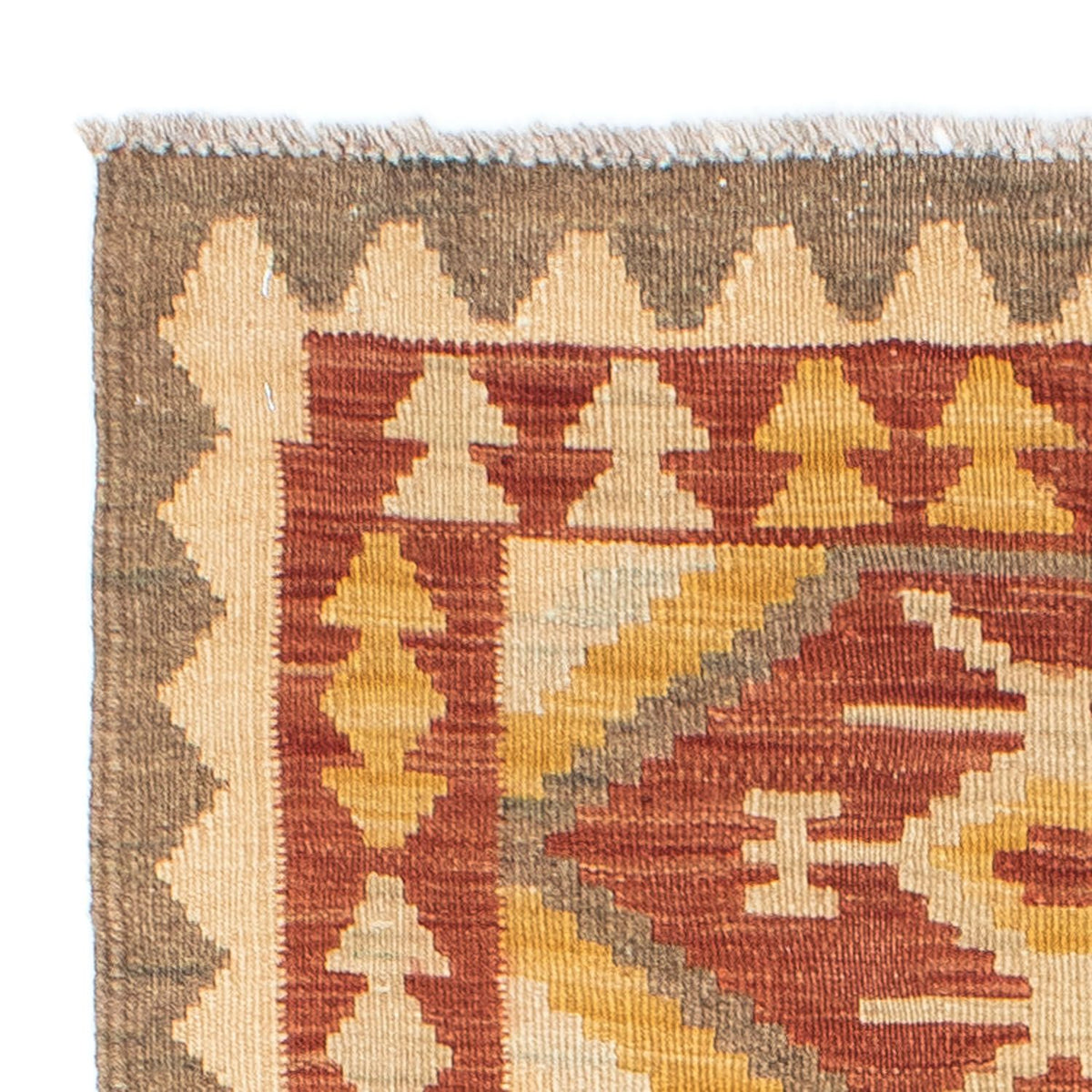 Tappeto corsia Tappeto Kelim - Orientale - 190 x 71 cm - beige