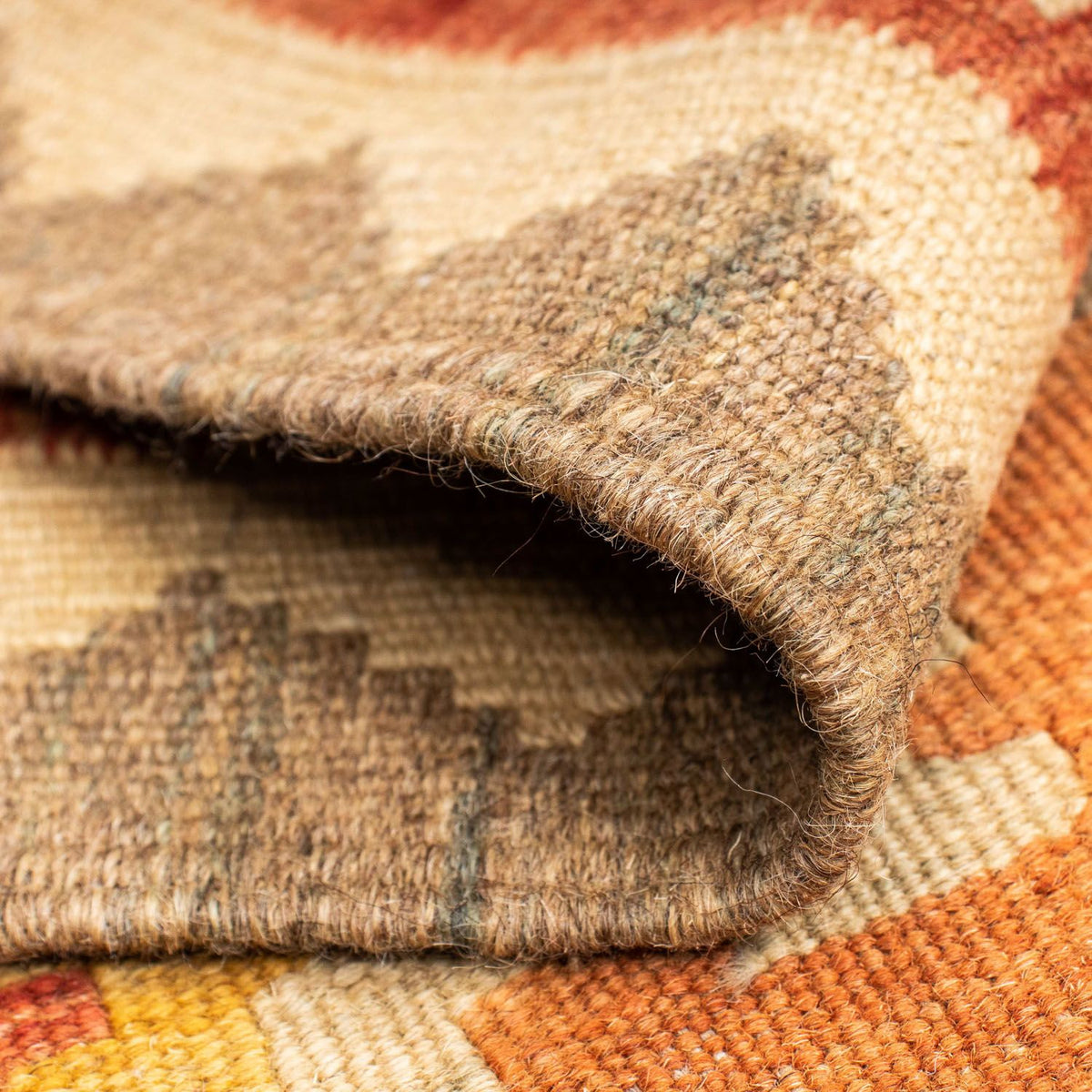 Tappeto corsia Tappeto Kelim - Orientale - 190 x 71 cm - beige