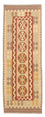 Tappeto corsia Tappeto Kelim - Splash - 197 x 68 cm - marrone chiaro