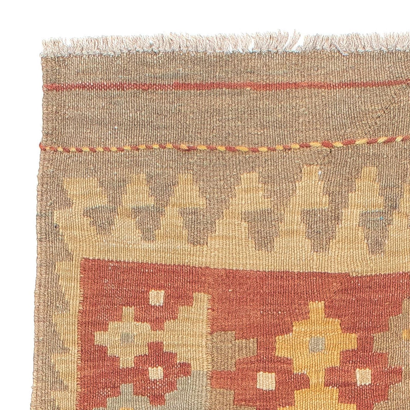 Tappeto corsia Tappeto Kelim - Splash - 193 x 64 cm - ruggine