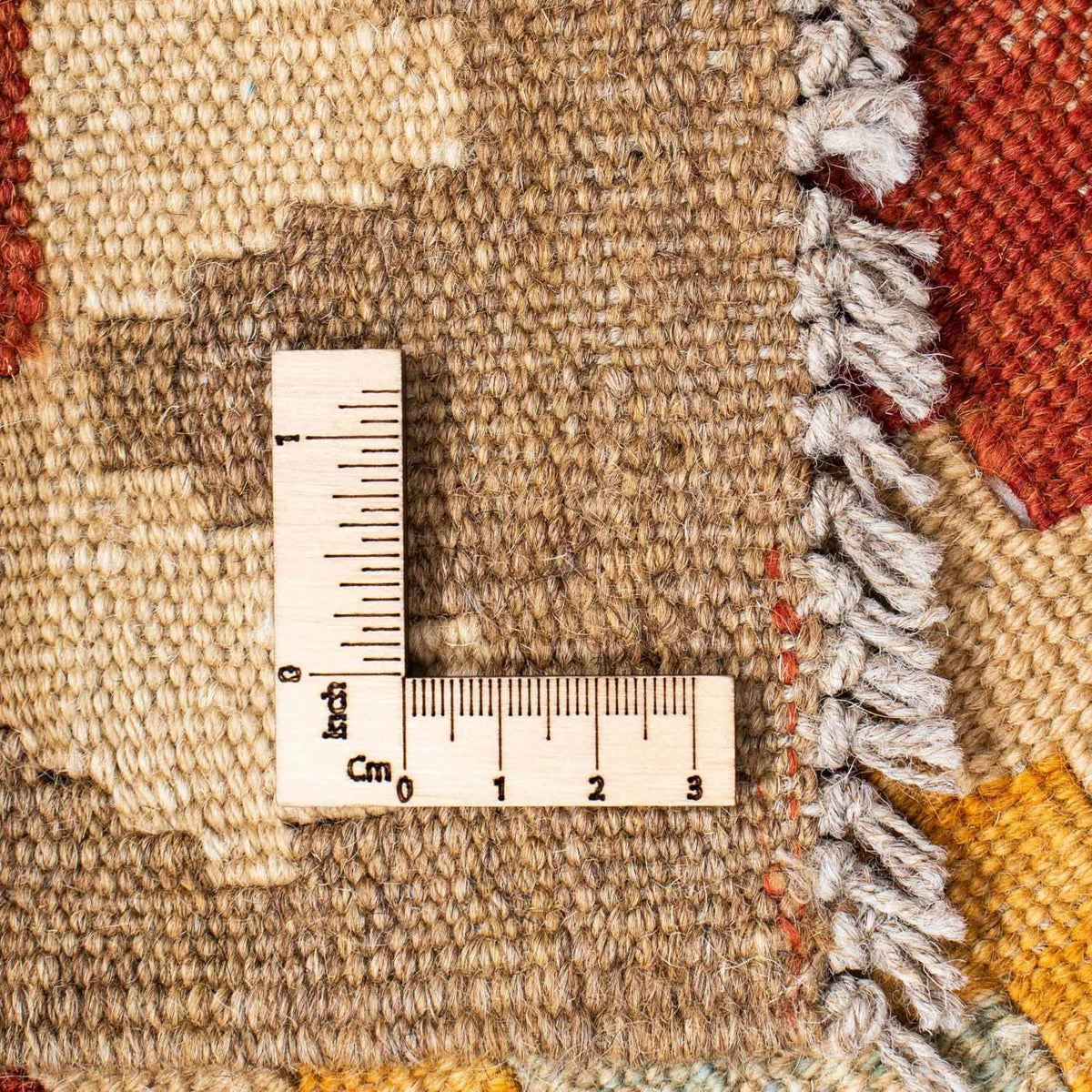 Tappeto corsia Tappeto Kelim - Orientale - 197 x 70 cm - beige