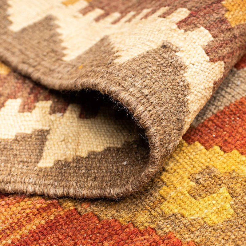 Tappeto corsia Tappeto Kelim - Orientale - 203 x 64 cm - marrone chiaro