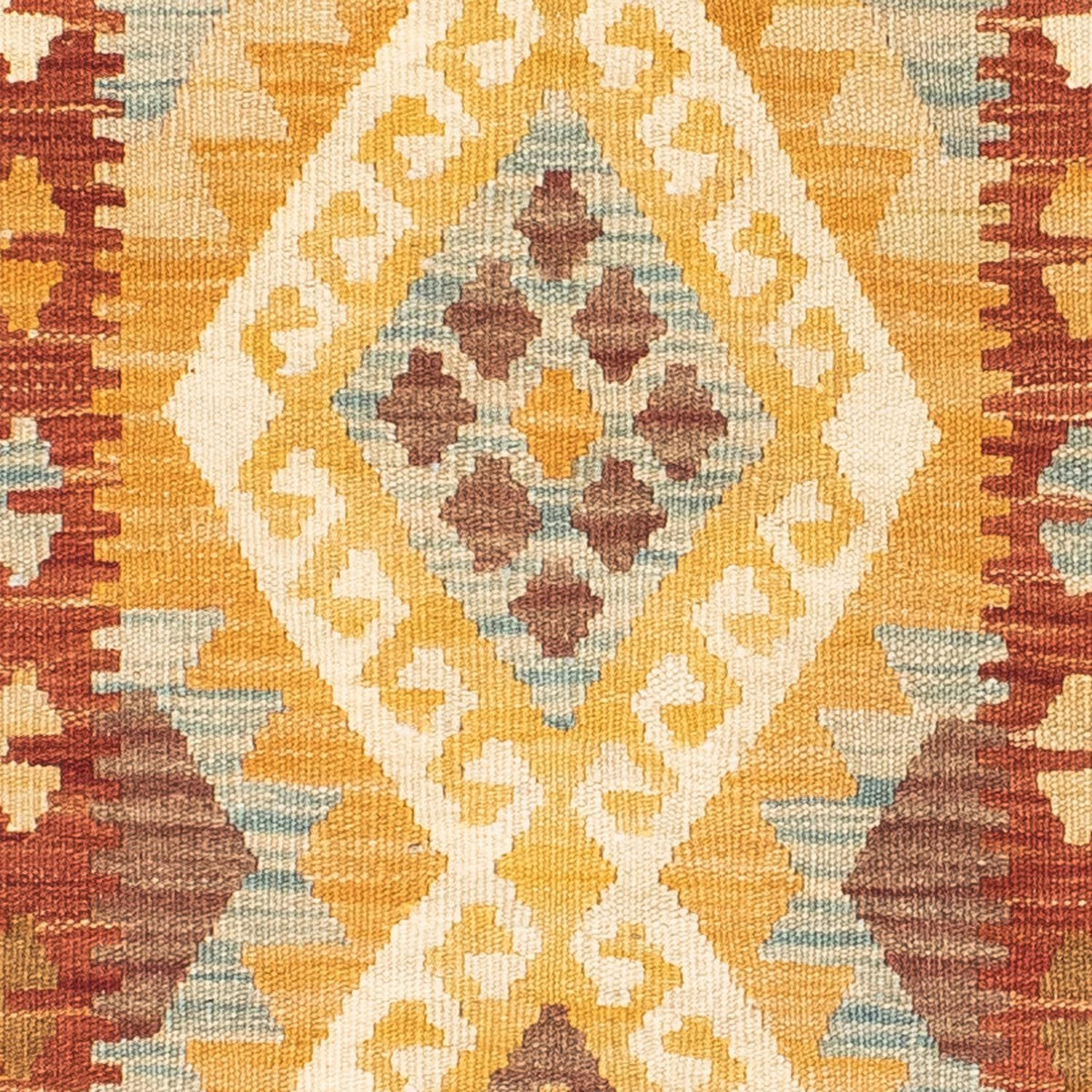 Tappeto corsia Tappeto Kelim - Orientale - 206 x 67 cm - marrone chiaro