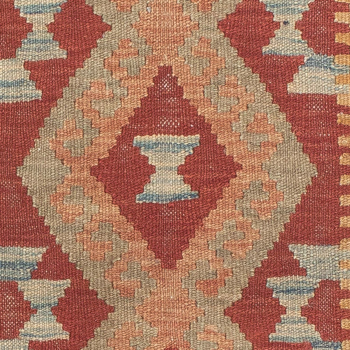 Tappeto corsia Tappeto Kelim - Splash - 202 x 64 cm - multicolore