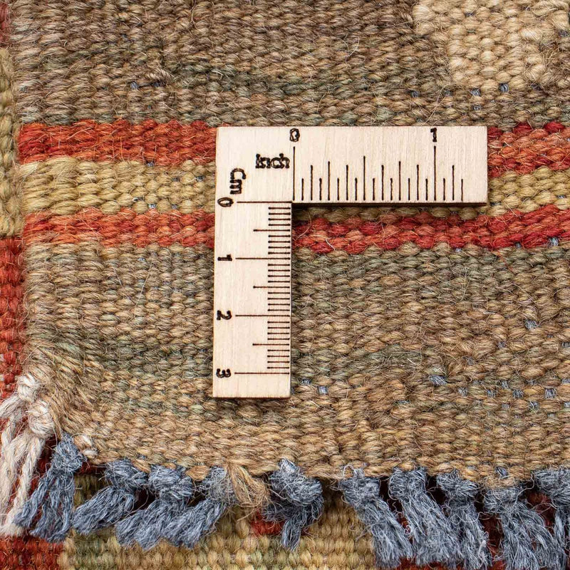 Tappeto corsia Tappeto Kelim - Splash - 198 x 68 cm - ruggine