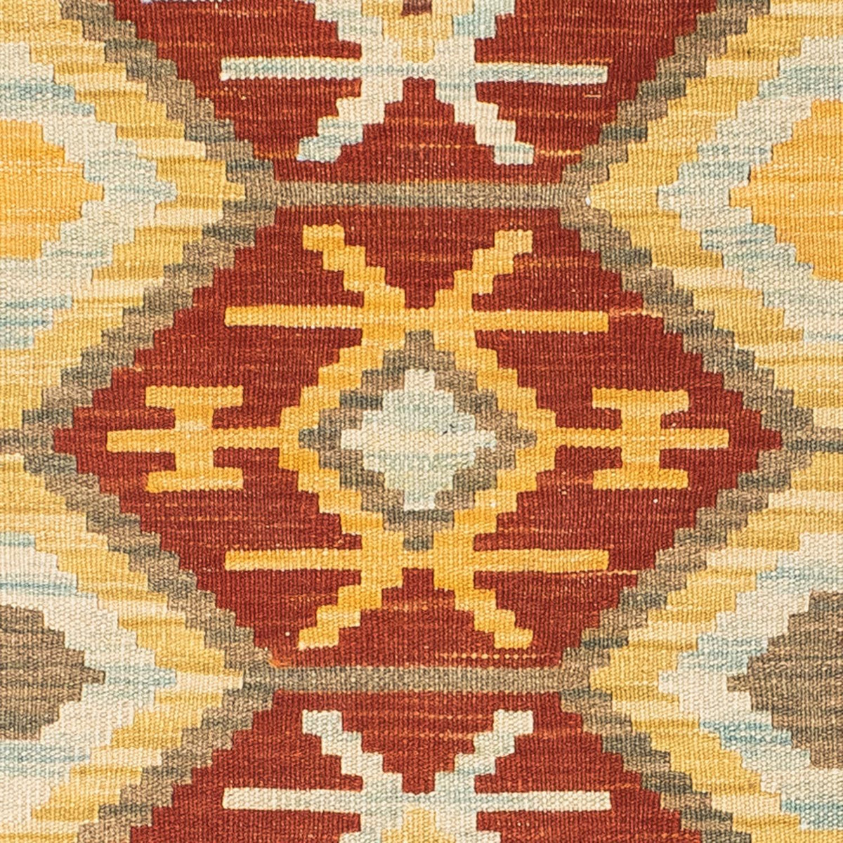 Tappeto corsia Tappeto Kelim - Orientale - 210 x 72 cm - marrone chiaro