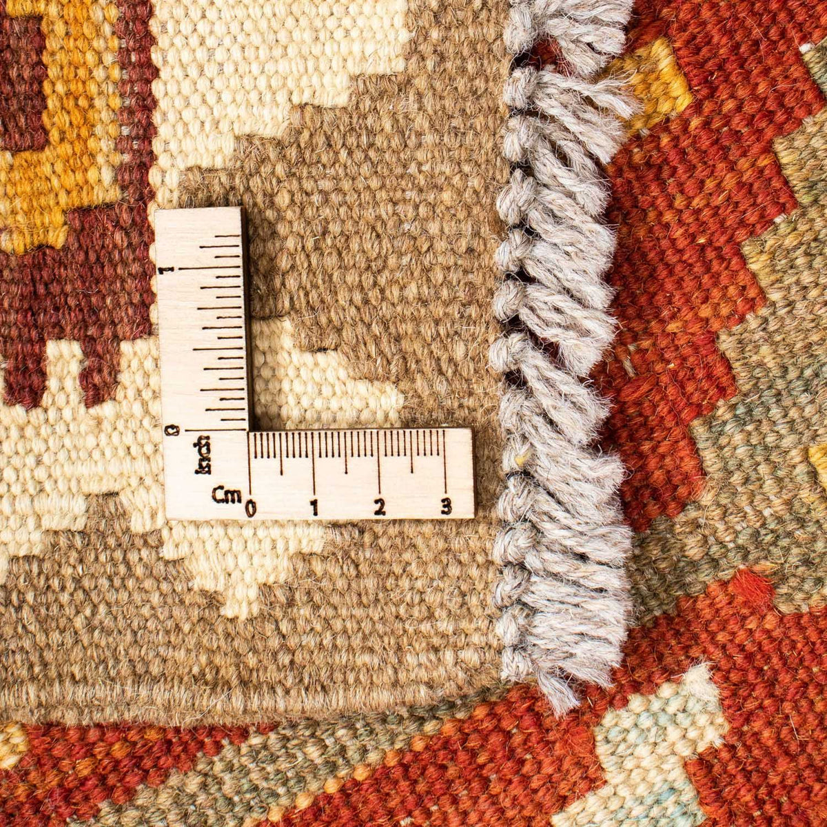 Tappeto corsia Tappeto Kelim - Orientale - 210 x 72 cm - marrone chiaro