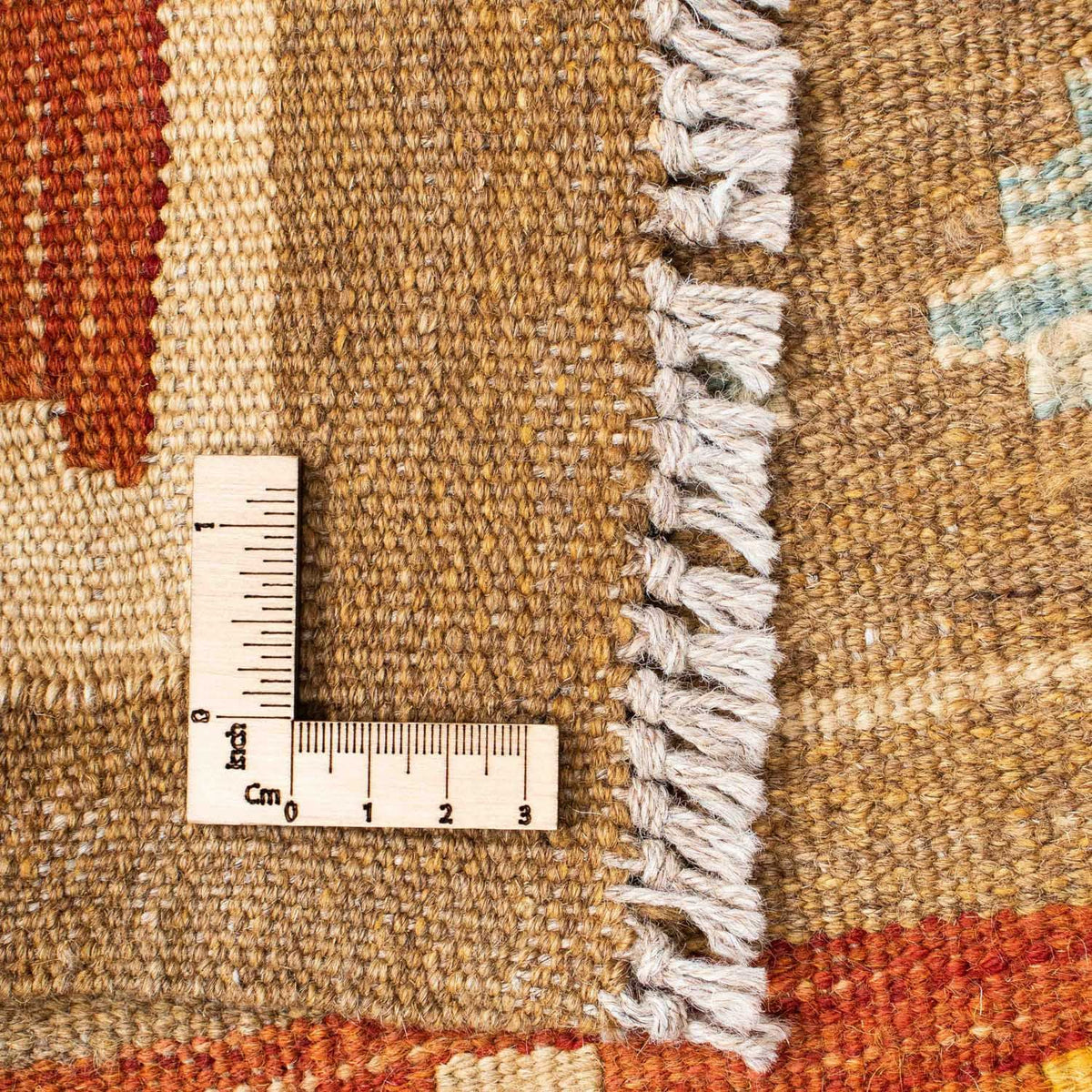 Tappeto corsia Tappeto Kelim - Orientale - 207 x 77 cm - beige