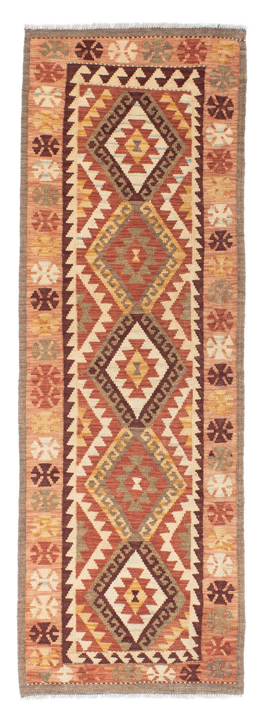Tappeto corsia Tappeto Kelim - Orientale - 204 x 71 cm - beige