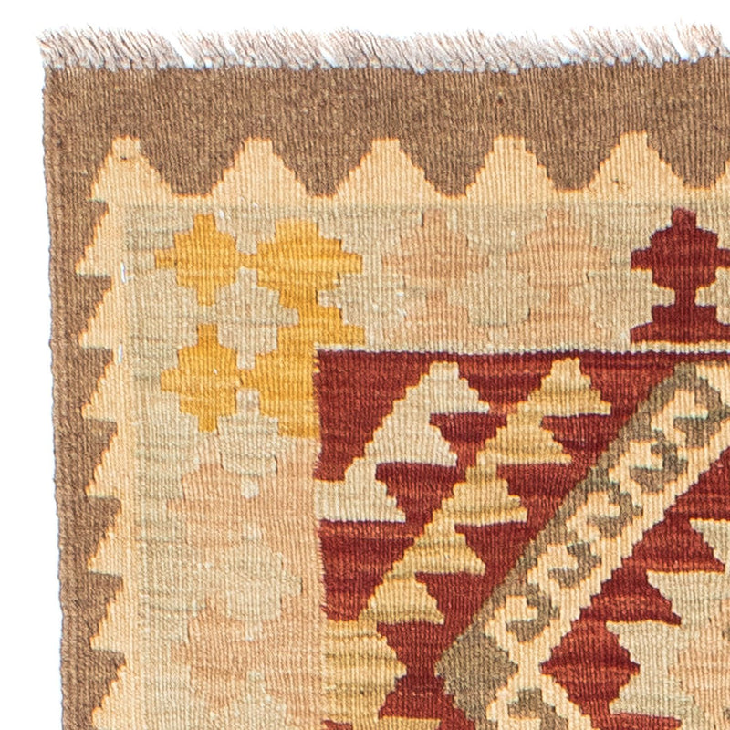 Tappeto corsia Tappeto Kelim - Orientale - 198 x 73 cm - beige