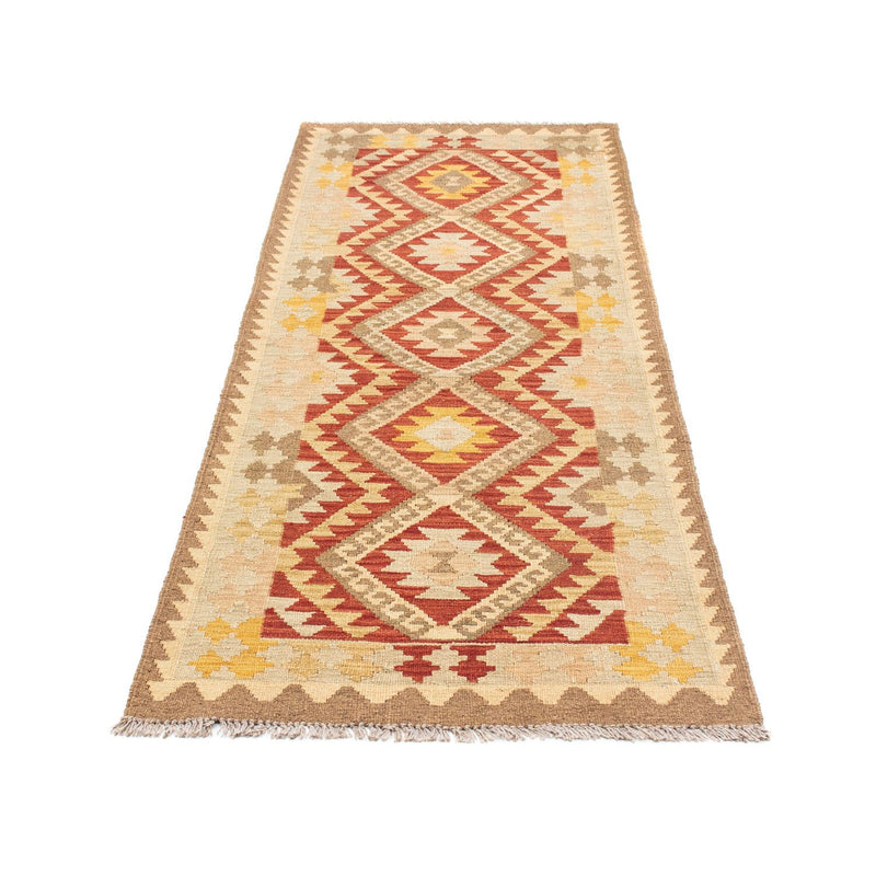 Tappeto corsia Tappeto Kelim - Orientale - 198 x 73 cm - beige
