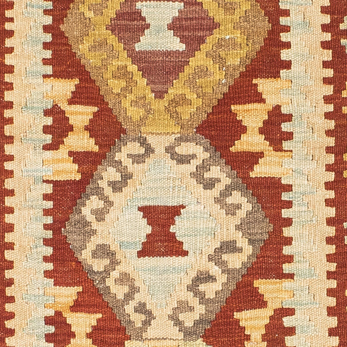 Tappeto corsia Tappeto Kelim - Orientale - 206 x 71 cm - beige