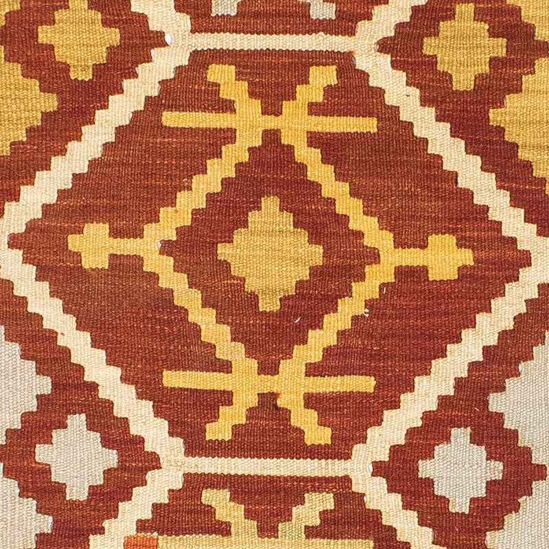Tappeto corsia Tappeto Kelim - Orientale - 206 x 73 cm - ruggine
