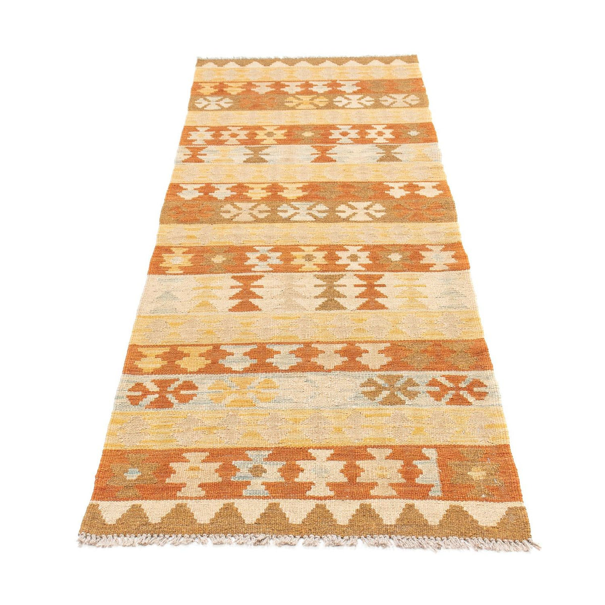 Tappeto corsia Tappeto Kelim - Splash - 194 x 65 cm - multicolore