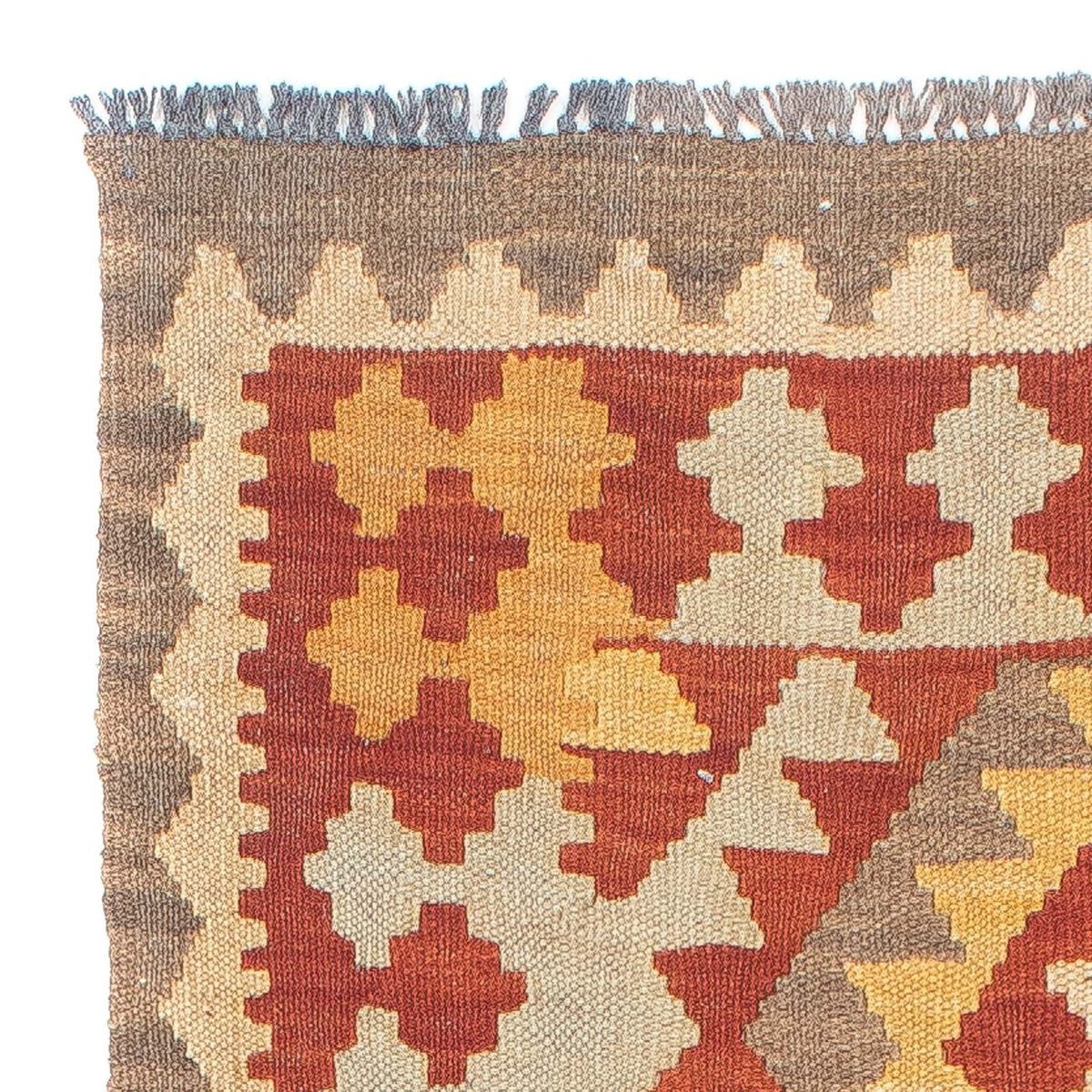 Tappeto corsia Tappeto Kelim - Splash - 206 x 66 cm - multicolore