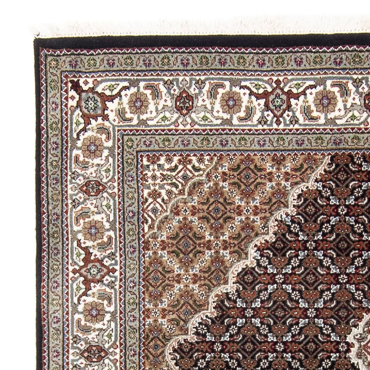 Tappeto Persero - Tabriz - 202 x 138 cm - blu scuro