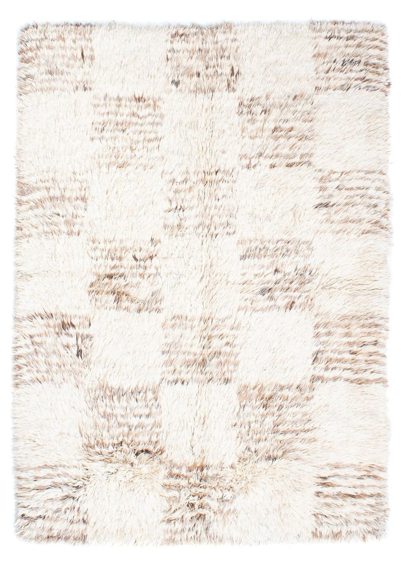 Tappeto a pelo alto - 243 x 172 cm - beige