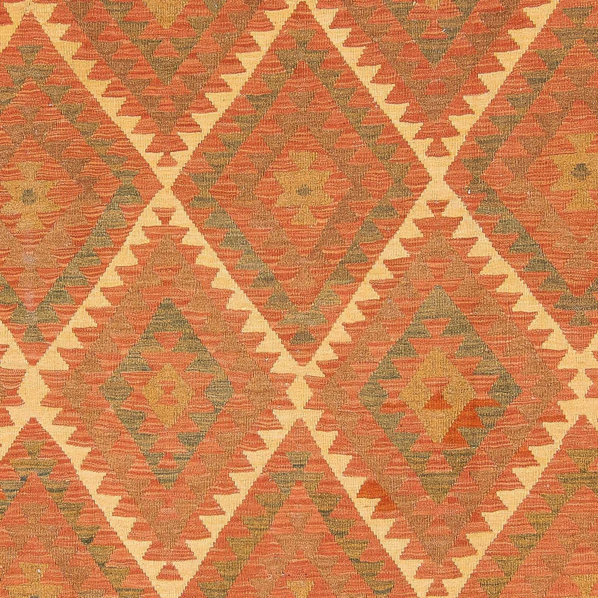 Tappeto Kelim - Splash - 294 x 207 cm - marrone