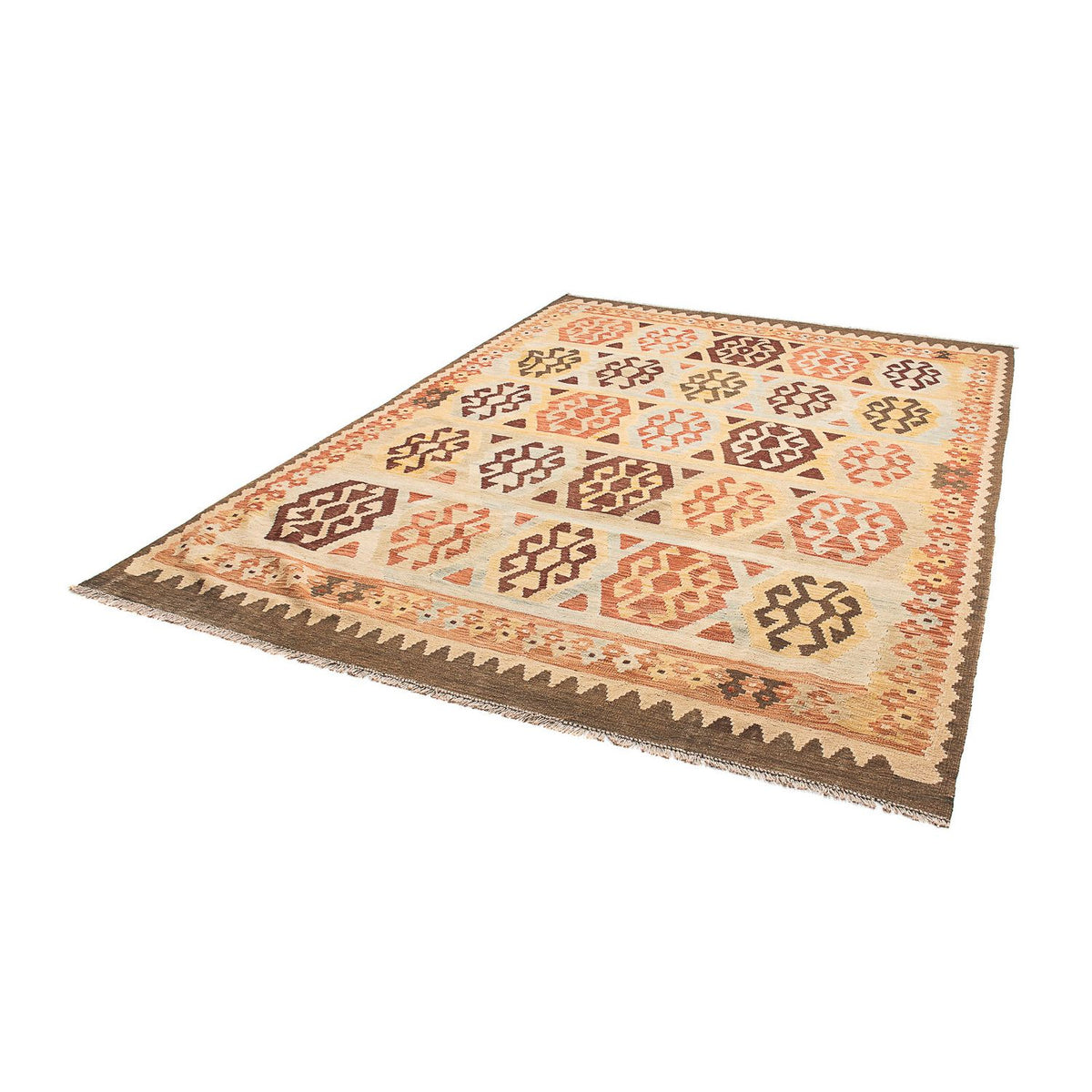 Tappeto Kelim - Splash - 287 x 199 cm - beige