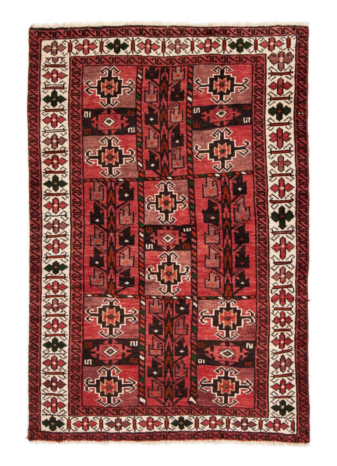 Tappeto Belutsch - 185 x 114 cm - rosso