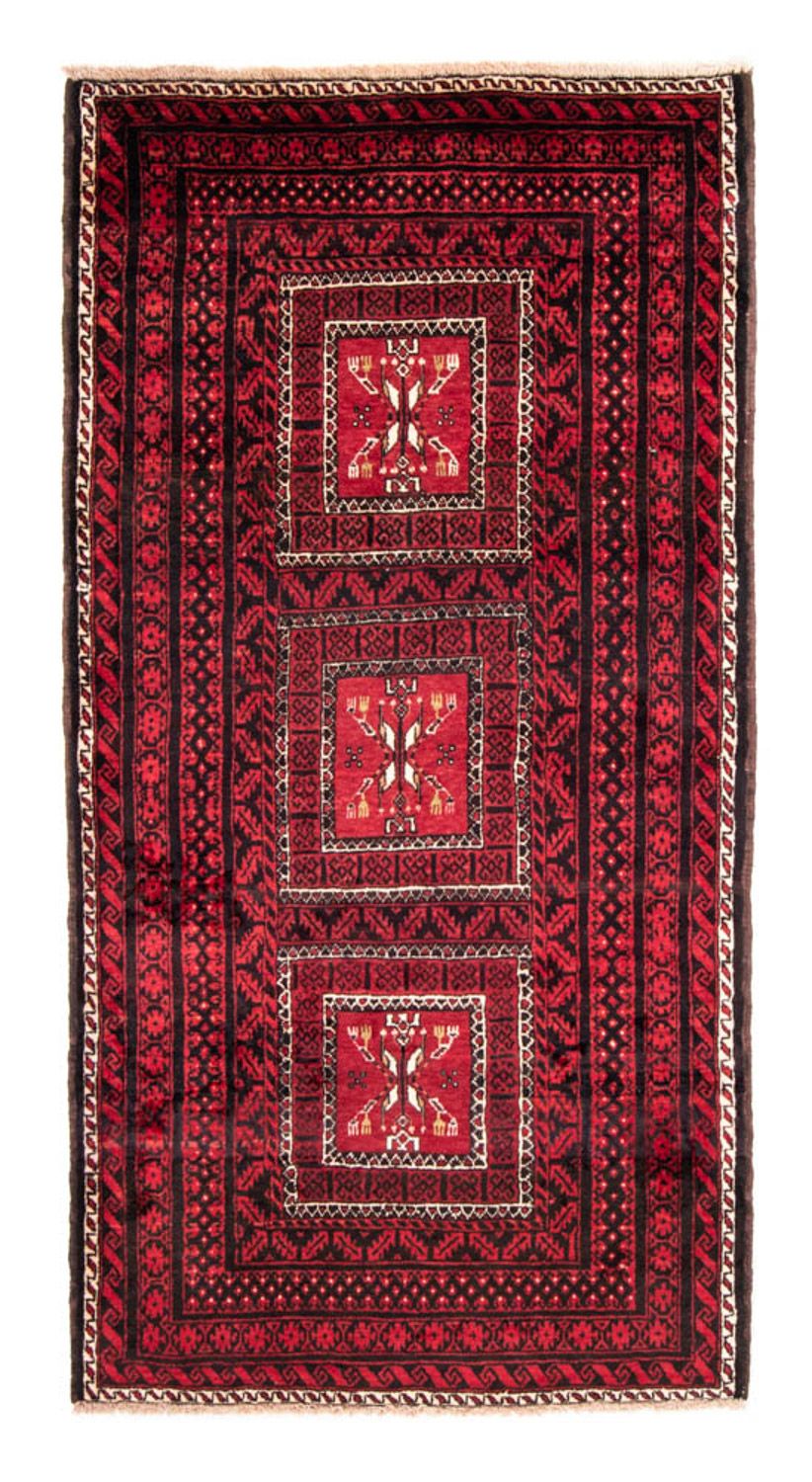Tappeto corsia Tappeto Belutsch - 220 x 114 cm - rosso