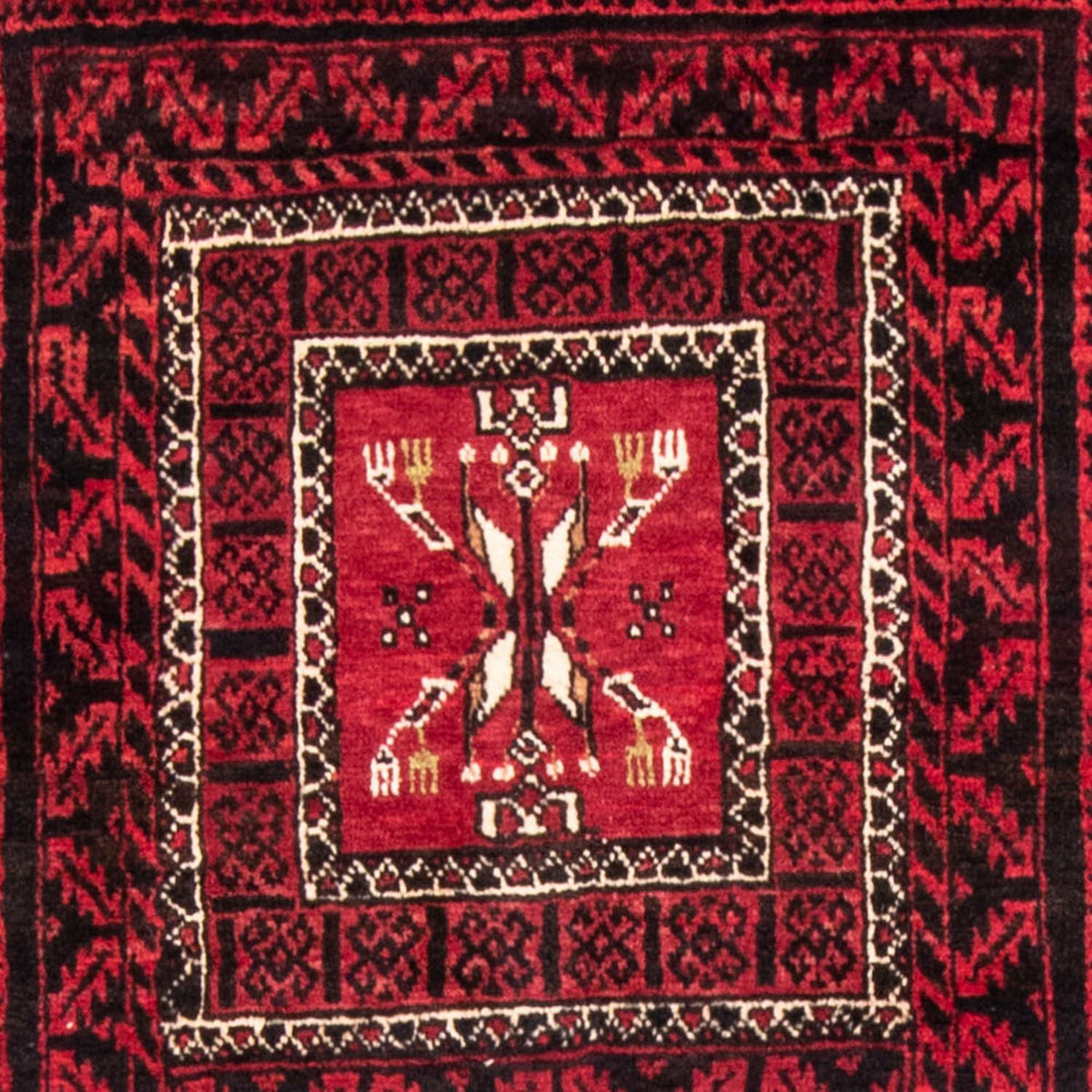 Tappeto corsia Tappeto Belutsch - 220 x 114 cm - rosso