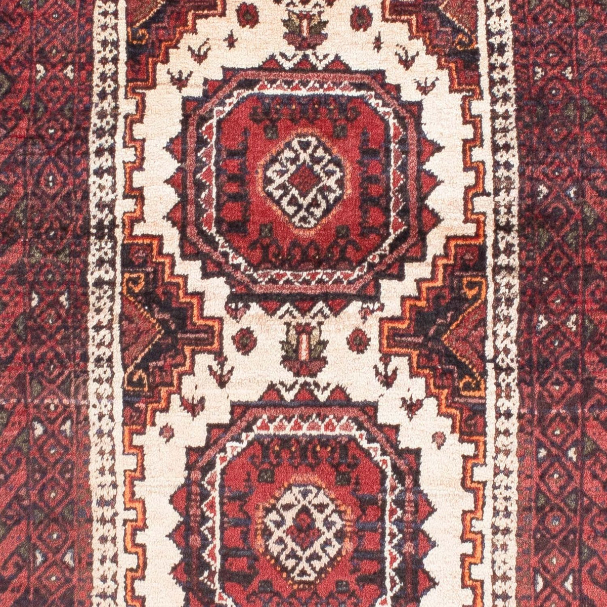 Tappeto Belutsch - 144 x 92 cm - rosso scuro