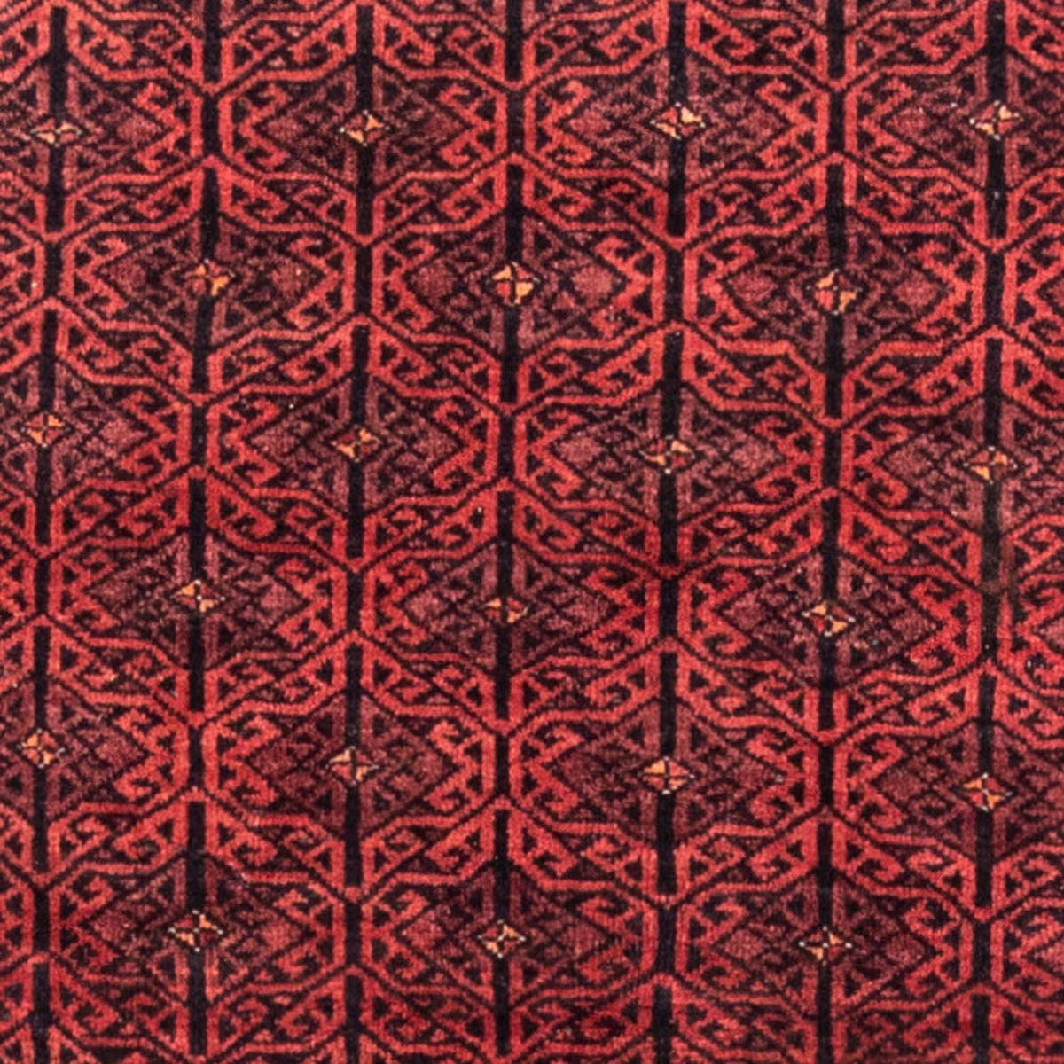 Tappeto corsia Tappeto Belutsch - 248 x 117 cm - rosso scuro