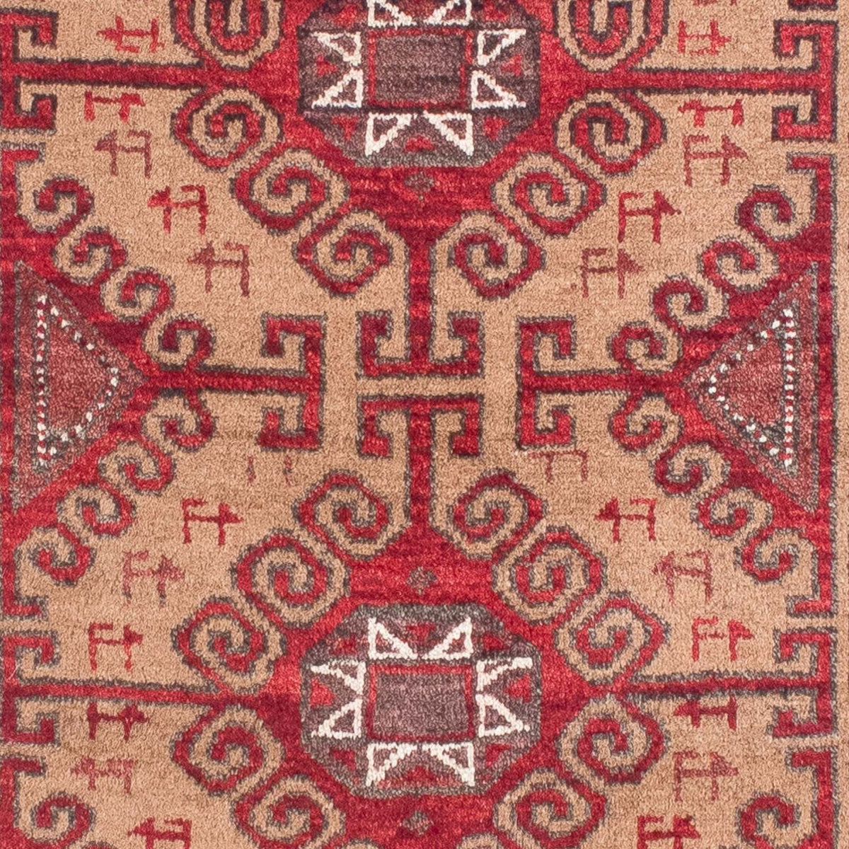 Tappeto Belutsch - 140 x 76 cm - rosso