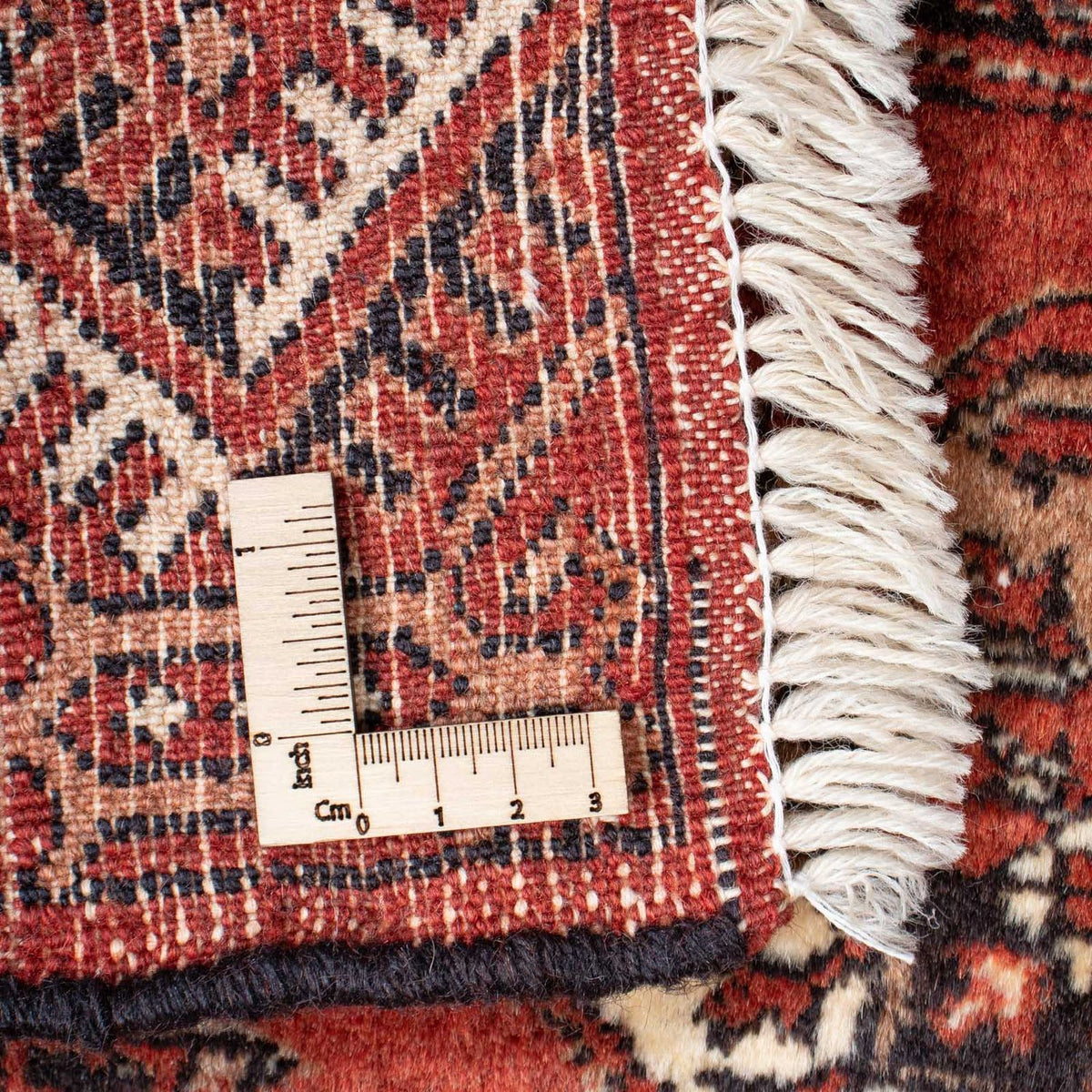 Tappeto Belutsch - 143 x 121 cm - rosso scuro