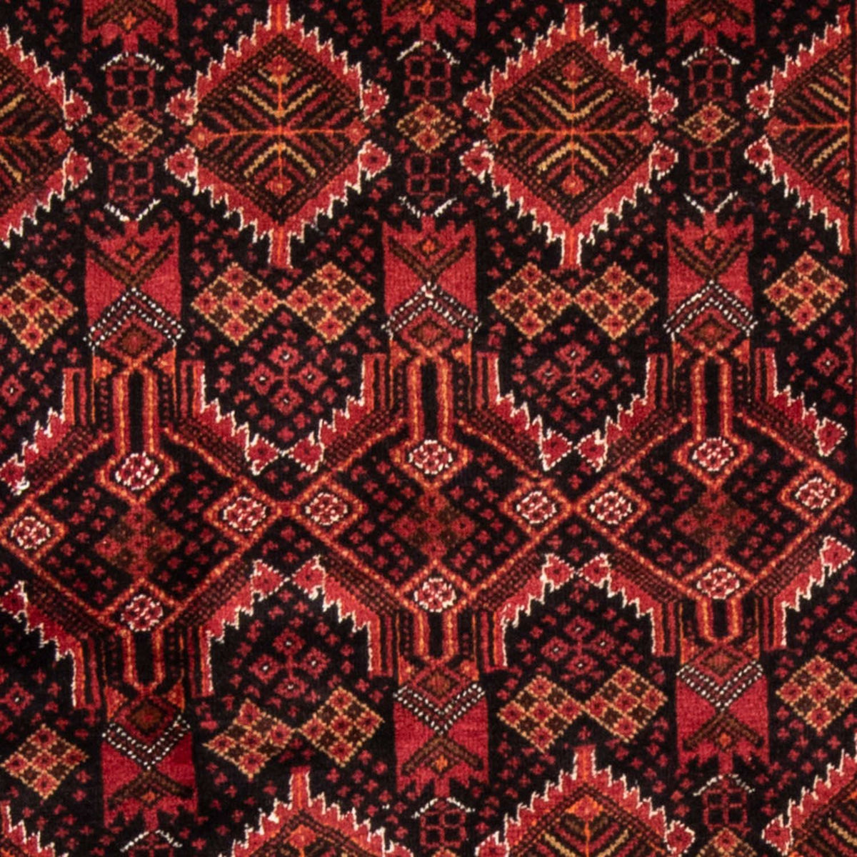 Tappeto corsia Tappeto Belutsch - 184 x 96 cm - rosso scuro