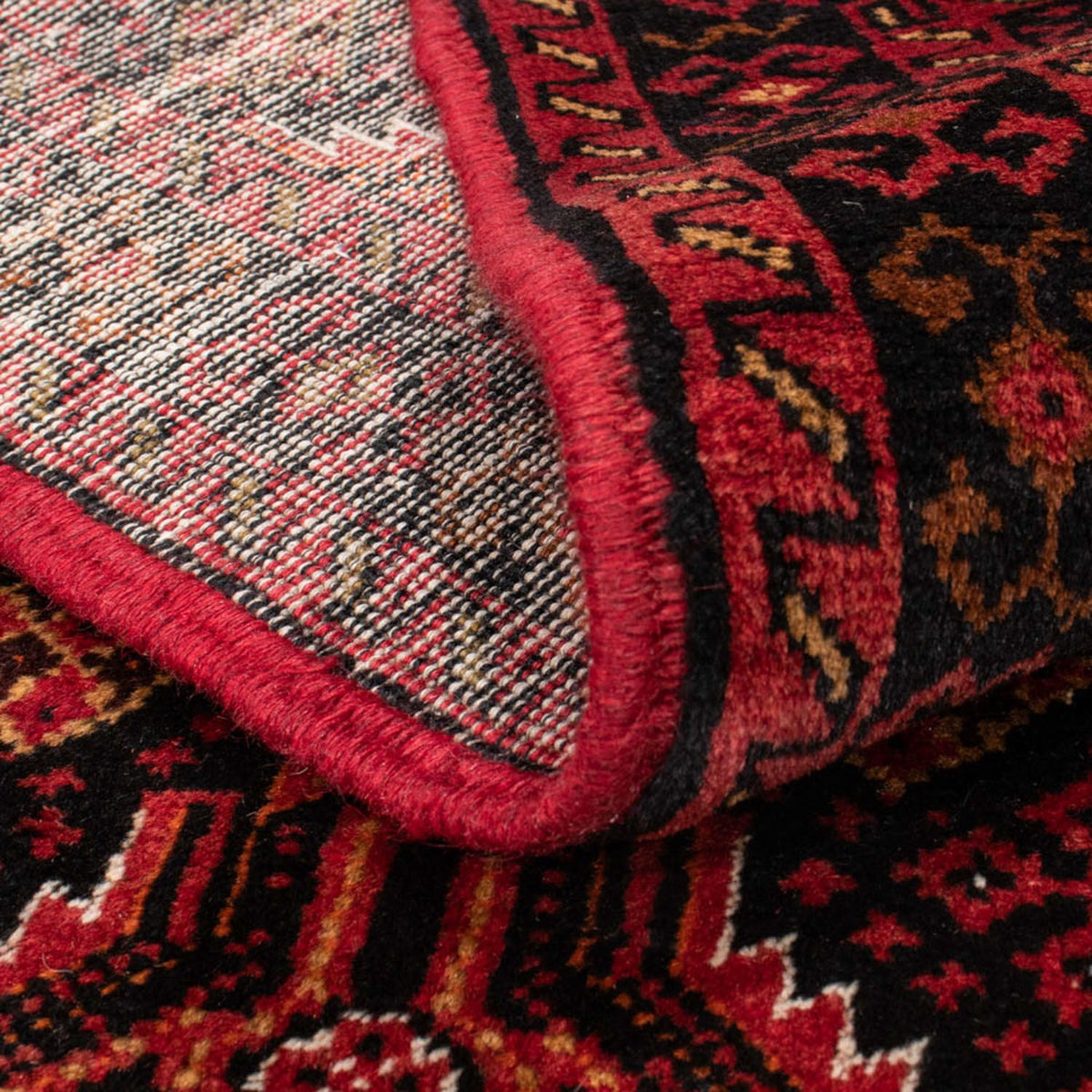 Tappeto corsia Tappeto Belutsch - 184 x 96 cm - rosso scuro