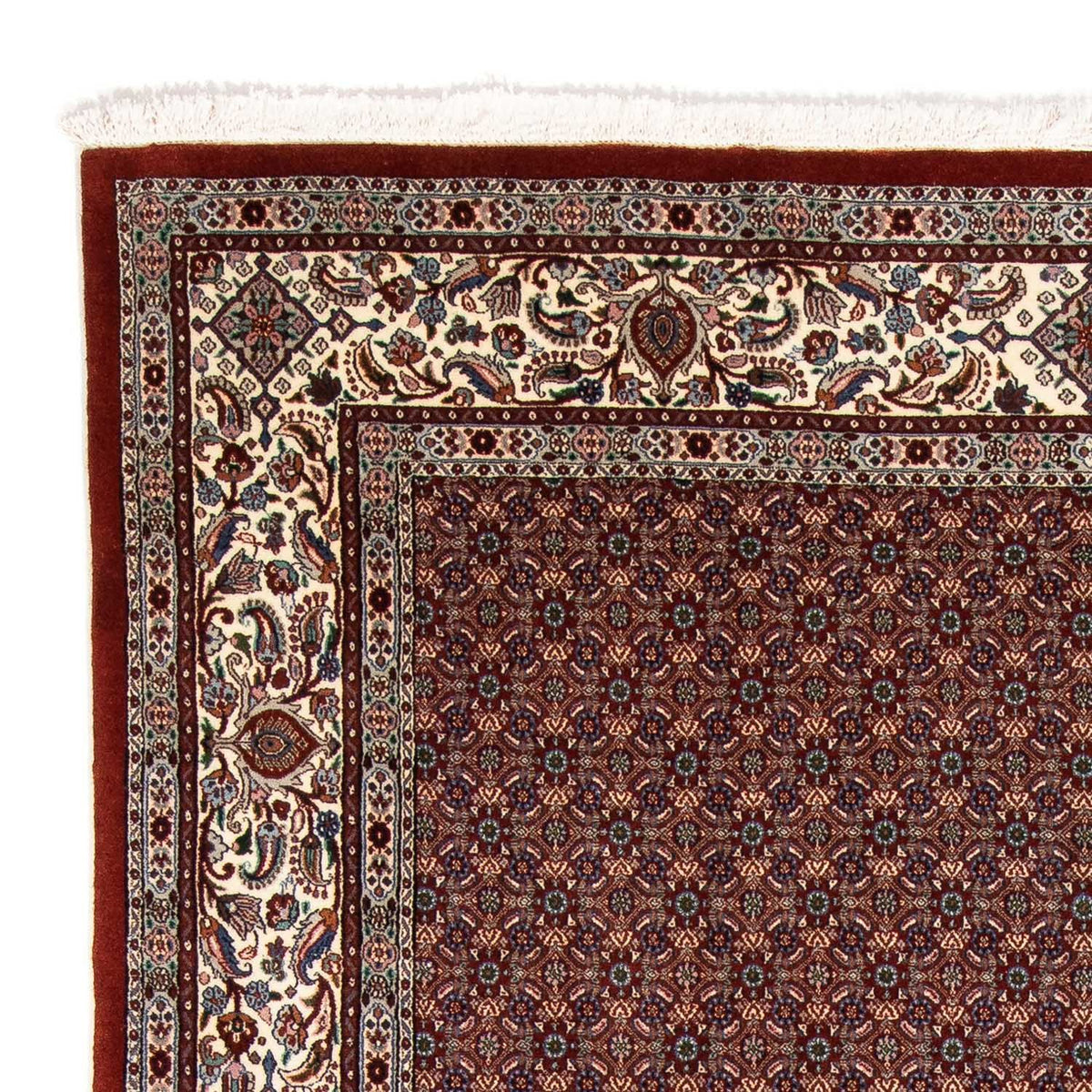 Tappeto Persero - Classico quadrato - 197 x 196 cm - rosso scuro