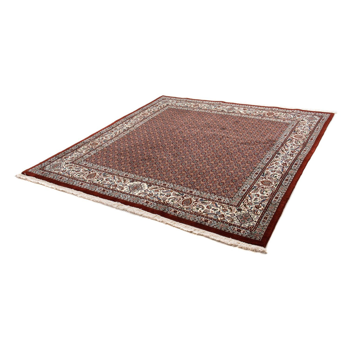 Tappeto Persero - Classico quadrato - 197 x 196 cm - rosso scuro
