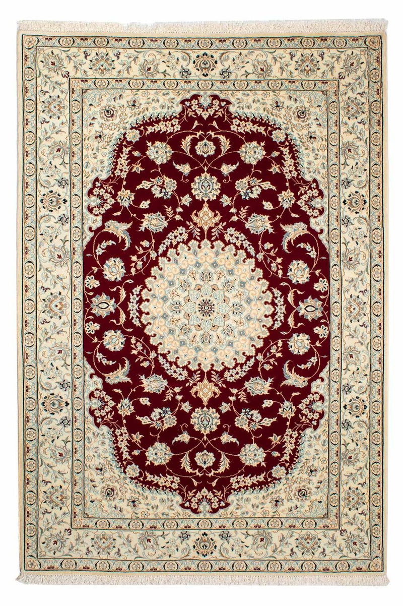 Tappeto Persero - Nain - Reale - 236 x 157 cm - rosso scuro