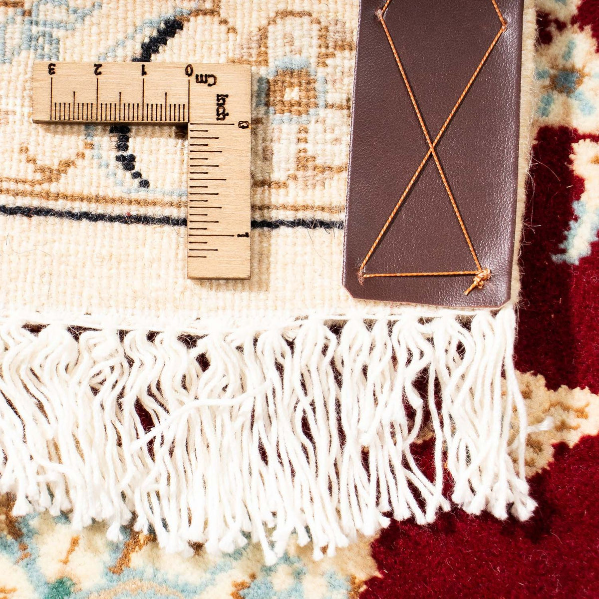 Tappeto Persero - Nain - Reale - 236 x 157 cm - rosso scuro